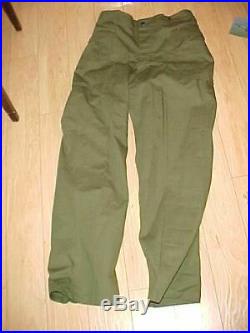 Original Wwii Mint Unissued Army Hbt Trousers / Pants 1943