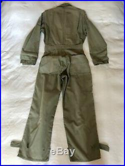 Original Wwii U. S. Army Coveralls Suit, Working, One Piece, Hbt 1938