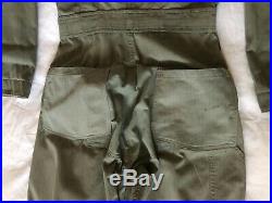 Original Wwii U. S. Army Coveralls Suit, Working, One Piece, Hbt 1938