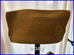 Original Wwii U. S. Army Overseas Cap 4th Infantry DIV (veteran-era Patch)