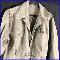 Original Wwii US Army Hbt Herringbone Jacket Small Size