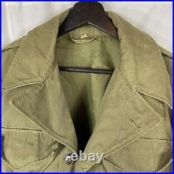 Original Wwii US Army M43 Field Jacket Small