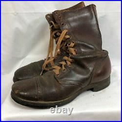 Original Wwii US Army Paratrooper Jump Boots Size 10.5 Good