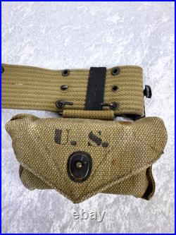 Original Wwii USA Army M1936 Pistol Belt