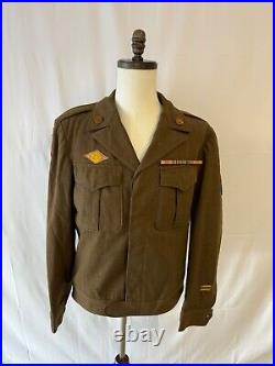 Original Wwii Us Army 13th And 20th Armored Division Ike Jacket