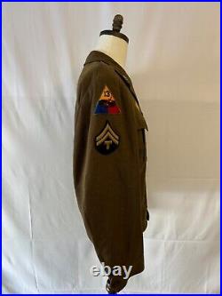 Original Wwii Us Army 13th And 20th Armored Division Ike Jacket