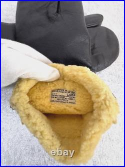 Original Wwii Us Army Air Force A-9 Flying Leather Gloves Pair Original Wwii Us Army Air Force A-9 Flying Leather Gloves Pair