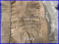 Original Wwii Us Army Air Force Aaf Aviators Pilot Kit Carry Bag An6505-1