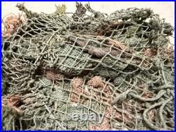 Original Wwii Us Army Airborne Paratrooper Jump Helmet Net With Camo Scrim