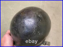 Original Wwii Us Army Airborne Paratrooper M1c Helmet Shell, Front Seam