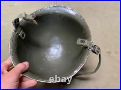Original Wwii Us Army Airborne Paratrooper M1c Helmet Shell, Front Seam