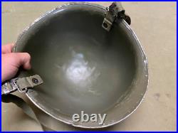 Original Wwii Us Army Airborne Paratrooper M1c Helmet Shell, Front Seam