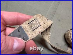 Original Wwii Us Army Browning 1919 250rd Cloth Ammo Belt