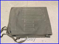 Original Wwii Us Army Butchers Outfit Tool Steak Knife Utensils Roll & Inserts