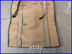 Original Wwii Us Army Infantry Canvas Workers Roll Carry Case