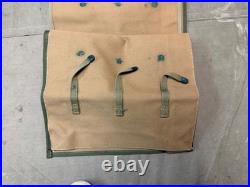 Original Wwii Us Army Infantry Canvas Workers Roll Carry Case