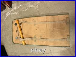 Original Wwii Us Army Infantry Canvas Workers Roll Carry Case
