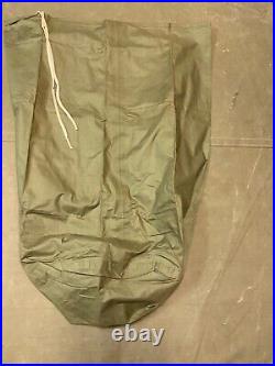 Original Wwii Us Army Infantry Jungle Waterproof Barrack Laundry Carry Bag