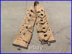 Original Wwii Us Army Infantry M1 Garand Rifle Ammo Belt-british Made, 1944