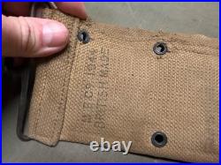 Original Wwii Us Army Infantry M1 Garand Rifle Ammo Belt-british Made, 1944