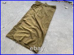 Original Wwii Us Army Infantry M1934 Wool Field Blanket-post War Date Referb Tag