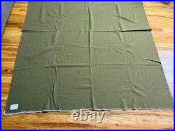 Original Wwii Us Army Infantry M1934 Wool Field Blanket-taged, Dated 1940