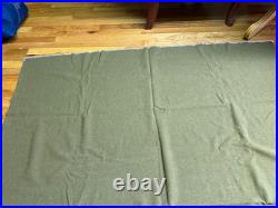 Original Wwii Us Army Infantry M1934 Wool Field Blanket-taged, Dated 1940