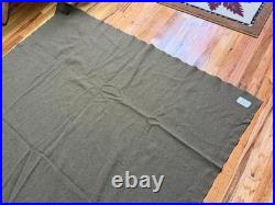 Original Wwii Us Army Infantry M1934 Wool Field Blanket-taged, Dated 1940