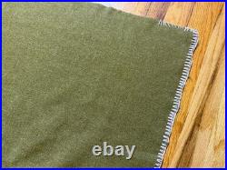 Original Wwii Us Army Infantry M1934 Wool Field Blanket-taged, Dated 1940