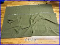 Original Wwii Us Army Infantry M1934 Wool Field Blanket-taged, Dated 1940