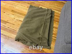 Original Wwii Us Army Infantry M1934 Wool Field Blanket-taged, Dated 1940