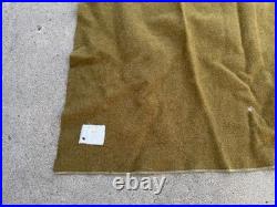Original Wwii Us Army Infantry M1934 Wool Field Blanket-taged, Dated 1942