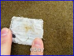 Original Wwii Us Army Infantry M1934 Wool Field Blanket-taged, Dated 1942