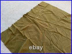 Original Wwii Us Army Infantry M1934 Wool Field Blanket-taged, Dated 1942