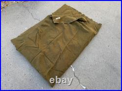 Original Wwii Us Army Infantry M1934 Wool Field Blanket-taged, Dated 1942