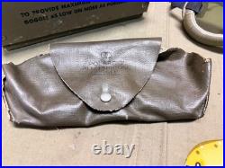 Original Wwii Us Army Infantry M1938 Dust Wind Goggles- Polaroid