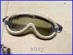 Original Wwii Us Army Infantry M1938 Dust Wind Goggles- Polaroid