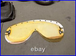 Original Wwii Us Army Infantry M1938 Dust Wind Goggles- Polaroid