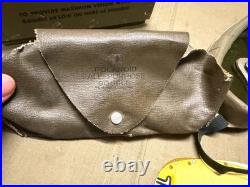 Original Wwii Us Army Infantry M1938 Dust Wind Goggles- Polaroid