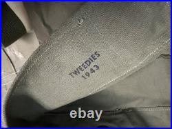 Original Wwii Us Army Infantry M1942 Soldier Gi Duffle Bag- Tweedie, 1943
