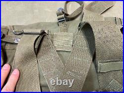 Original Wwii Us Army Infantry M1944 Upper Field Pack & Suspenders Set