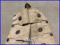 Original Wwii Us Army M1 Garand Rifle 10 Pocket Ammo Belt-od#3