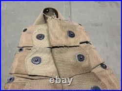 Original Wwii Us Army M1 Garand Rifle 10 Pocket Ammo Belt-od#3, 1942 Hinson Mfg