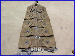 Original Wwii Us Army M1 Garand Rifle 10 Pocket Ammo Belt-transitional