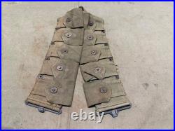 Original Wwii Us Army M1 Garand Rifle 10 Pocket Ammo Belt-transitional