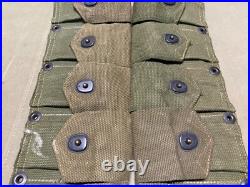 Original Wwii Us Army M1 Garand Rifle 10 Pocket Ammo Belt-transitional