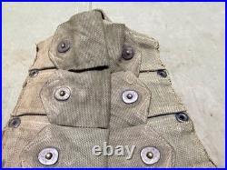 Original Wwii Us Army M1 Garand Rifle 10 Pocket Ammo Belt-transitional