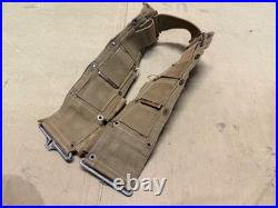 Original Wwii Us Army M1 Garand Rifle 10 Pocket Ammo Belt-transitional