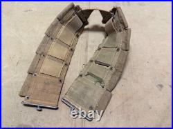 Original Wwii Us Army M1 Garand Rifle 10 Pocket Ammo Belt-transitional
