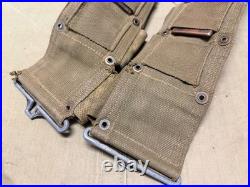 Original Wwii Us Army M1 Garand Rifle 10 Pocket Ammo Belt-transitional